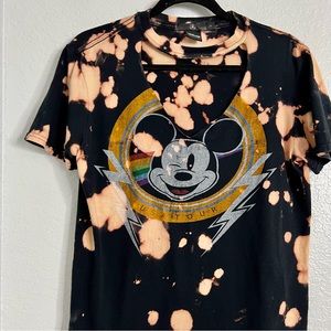 Disney Miss-guided Minnie Mouse Tye Dye Short Sleeve